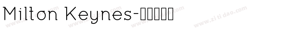 Milton Keynes字体转换